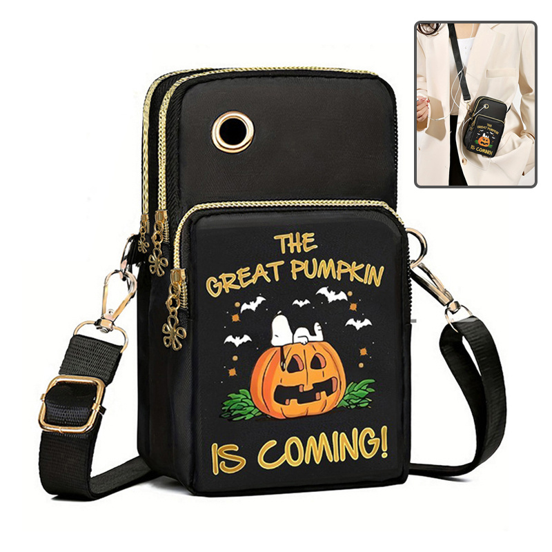 Halloween Pumpkin Mini Crossbody Bag