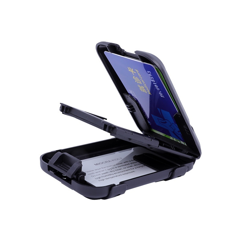 Aluminum Security Lock Card Wallet